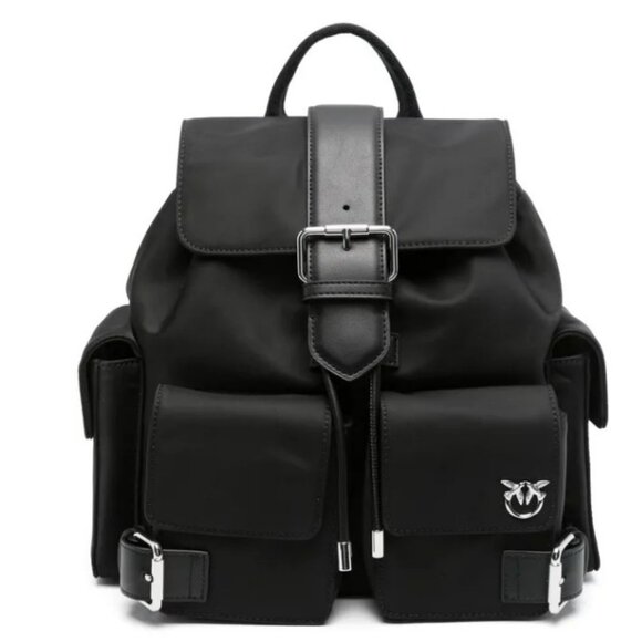Trendy PINKO nylon black backpack BRAND NEW WITH TAGS main image 6